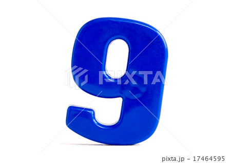 Number nine made of plastic Number nine made of plastic 17464595