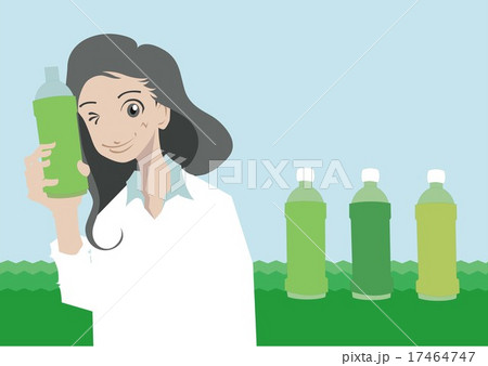 お茶をオススメする女性 17464747