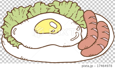 洋食の朝ご飯のおかず 洋食の朝ご飯のおかず 17464978