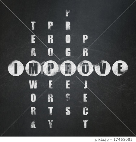 Business concept: word Improve in solving Puzzle Business concept: word Improve in solving Puzzle 17465083