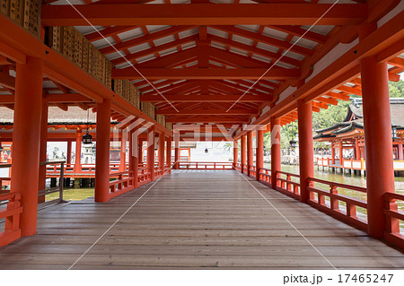 厳島神社 本殿回廊 厳島神社 本殿回廊 17465247