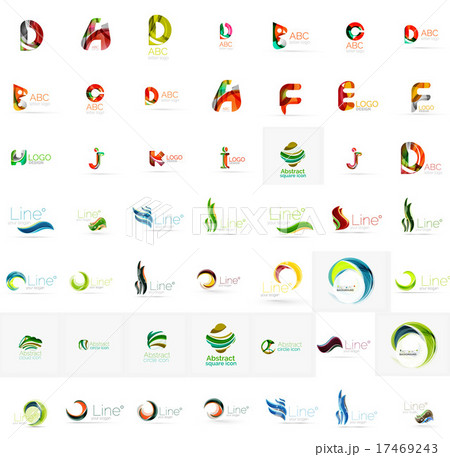 Large corporate company logo collection. Universal 17469243