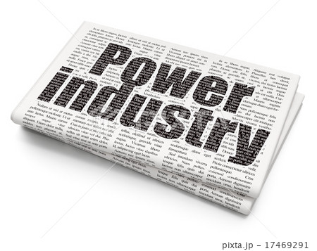 Industry concept: Power Industry on Newspaper  17469291