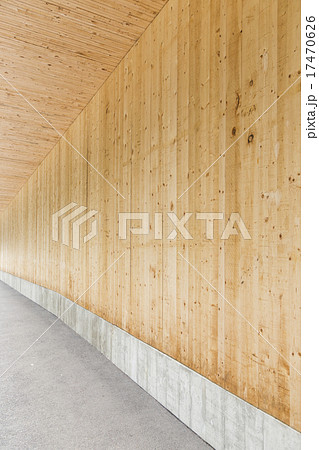 Wood wall walkway modern style Wood wall walkway modern style 17470626