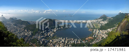 Panoramic view of Rio De Janeiro, Brazil landscape 17471981