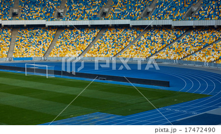 Huge Empty Football Arena 17472490
