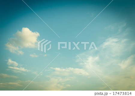 blue sky background, image uesd vintage filter 17473814