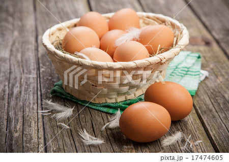 Fresh organic eggs 17474605