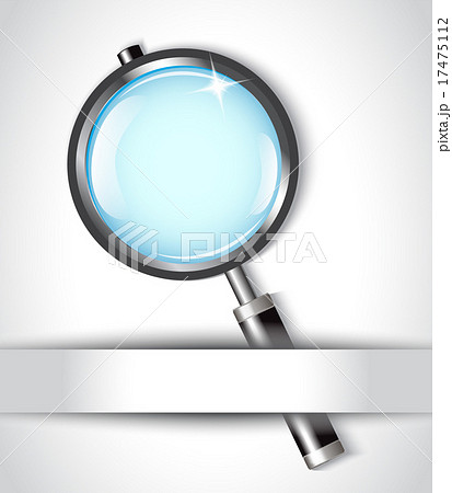 magnifier with shiny black pen and paper magnifier with shiny black pen and paper 17475112