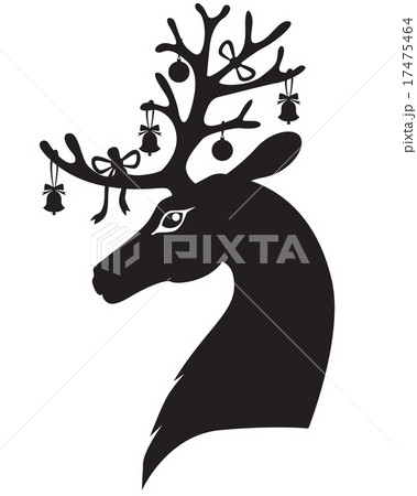 Christmas deer head 17475464