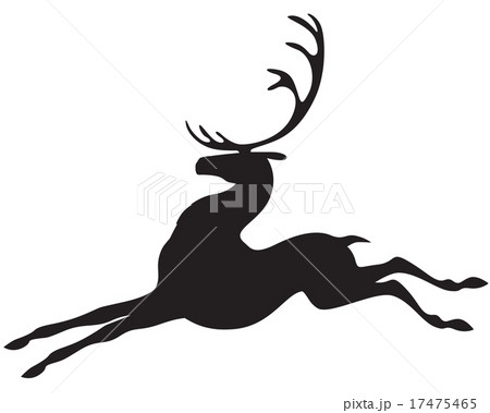 Silhouette deer 17475465