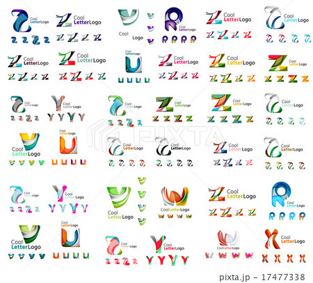 Mega set of letter logos 17477338