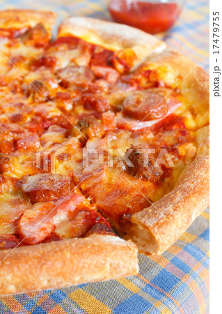 Meat deluxe pizza. Meat deluxe pizza. 17479755