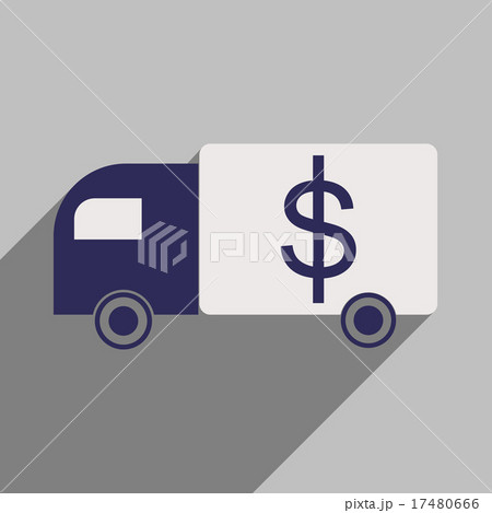 Flat with shadow icon Special Vehicles dollar 17480666