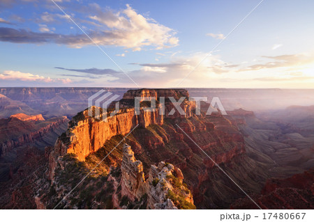 Cape Roya at Sunsetl, Grand Canyon North Rim 17480667