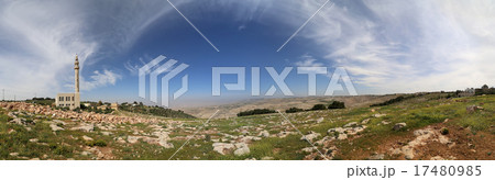 Panorama desert mountain landscape, Jordan 17480985