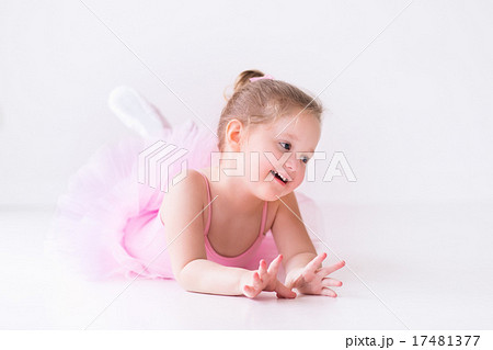 Little ballerina in pink tutu 17481377