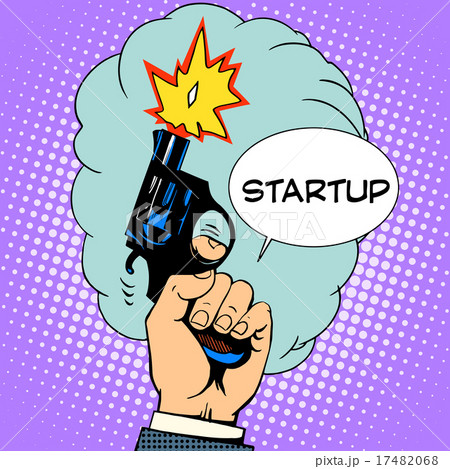 business concept startup starting pistol 17482068