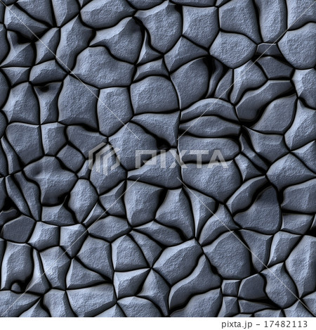 Cobble stones abstract seamless generated texture 17482113