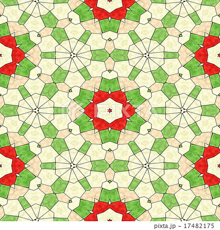 Glass mosaic kaleidoscopic seamless hires texture 17482175