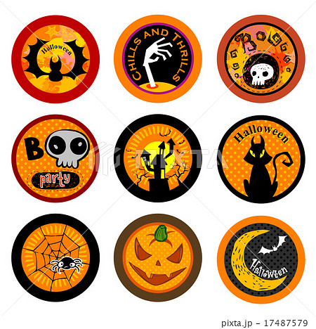 Hallooween Vector drink coasters Hallooween Vector drink coasters 17487579
