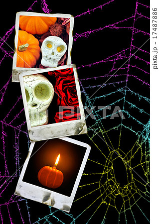 ハロウィン　ポラロイド 17487886