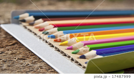 Colorful pencil crayons Colorful pencil crayons 17487999