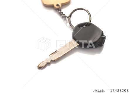 Old key of car isolated Old key of car isolated 17488208