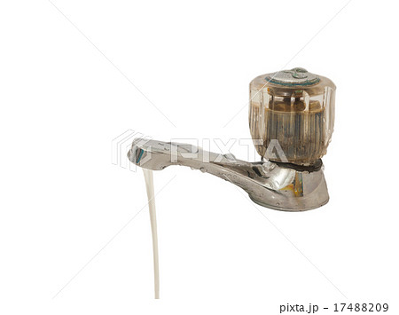 Wasting water - Water drop from old water tap Wasting water - Water drop from old water tap 17488209
