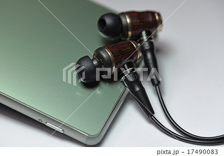 木目のイヤフォン 木目のイヤフォン 17490083