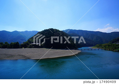 清流四万十川と岩間沈下橋 清流四万十川と岩間沈下橋 17490409