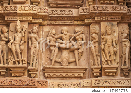 Erotic Hindu Carvings Erotic Hindu Carvings 17492738
