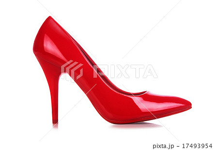 赤いハイヒール　クリッピングパス付き 17493954