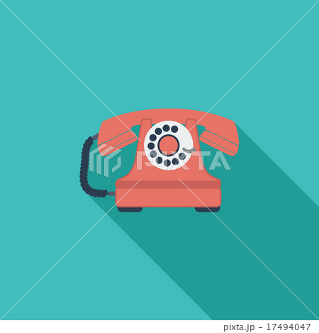 Vintage phone icon. Vintage phone icon. 17494047