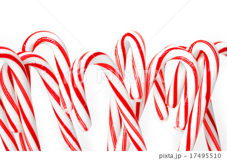 Festive Red and White Peppermint Candy Canes 17495510
