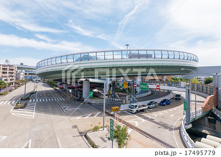 名古屋都市風景 黒川ジャンクション インターチェンジ  名古屋都市風景 黒川ジャンクション インターチェンジ  17495779
