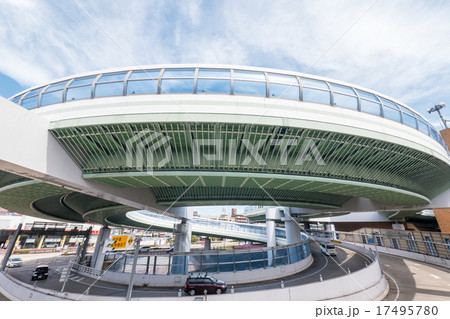 都市風景　黒川ジャンクション　インターチェンジ　 17495780