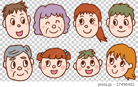 Three generations family icon - Stock Illustration [17496482] - PIXTA