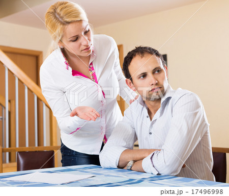 Portrait of woman after quarrel 17496998