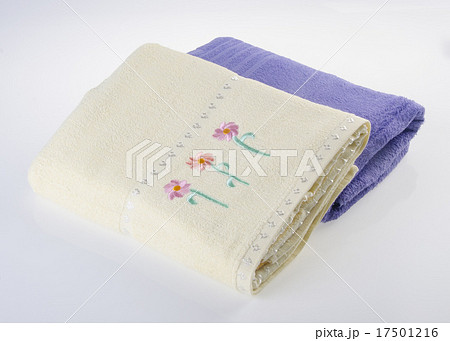towel on a white background. towel on a white background. 17501216
