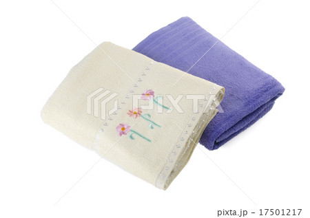 towel on a white background. towel on a white background. 17501217