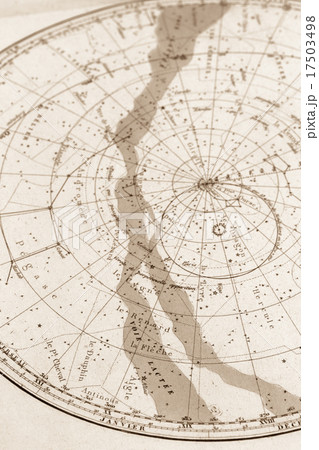 古い天体図 17503498