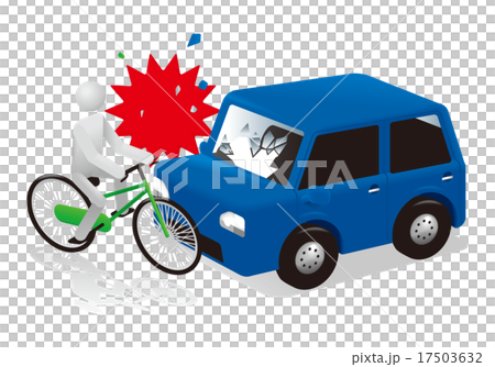 交通事故イラストD 17503632