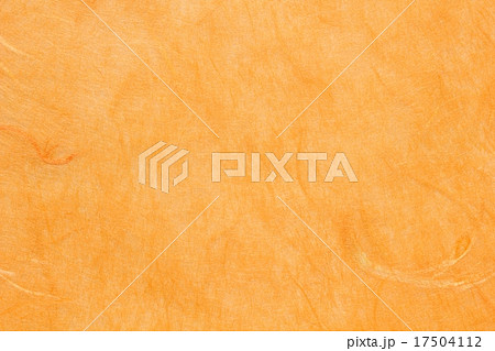 和紙　オレンジ色 17504112