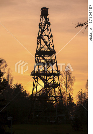 Forest fire watch tower 17504487