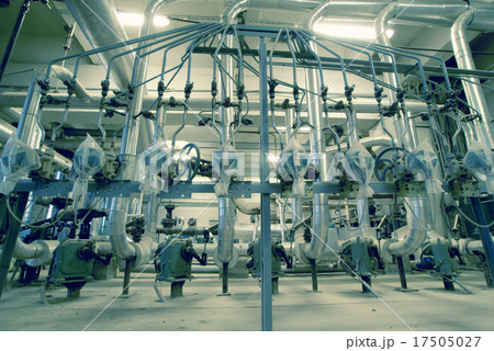 Industrial zone, Steel pipelines, valves and cable 17505027