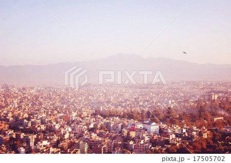 Kathmandu city view from Swayambhunath Temple. 17505702