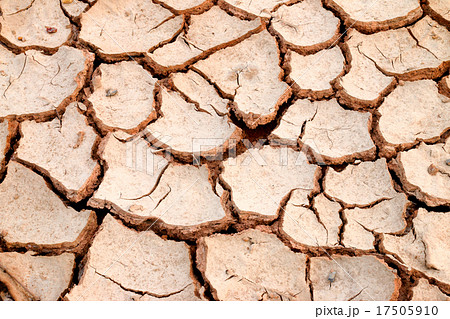 Cracked soil surface Cracked soil surface 17505910