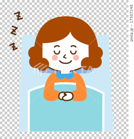 Cute woman sleeps 17507248