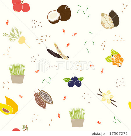 Superfoods pattern.  17507272